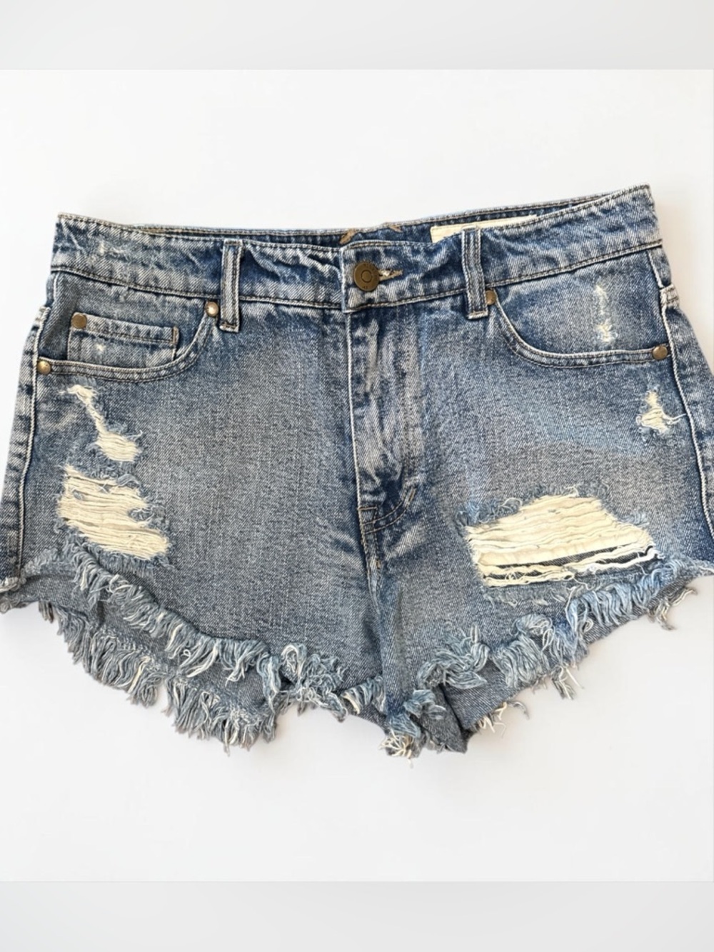 Pistola denim cut off denim shorts, medium